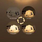 Gaeaspace  -  Cute Silicone Night Lights Sheep Cartoon Bedroom Lamp for Children's Room Decor Rechargeable Timing Dimming Sleep Night Light