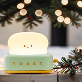 Gaeaspace  -  Cute Bread Lamp Bread Machine Night Light Indoor Night Ligh Toast LED Lamp Soft Light Eye Protection USB Rechargeable Lamp Gift