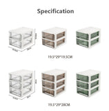 Gaeasapce  -  Desktop Multi-Layer Cosmetic Storage Box Office Coffee Capsule Marker Stationery Organizer Rack Study Ledger Marker Storage