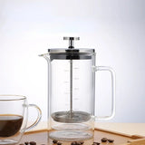 Gaeaspace  -  Double Layer French Press Pot Hand Brewing Coffee Filter Press Pot High Borosilicate Glass Heat-resistant Tea Maker Coffee Pot