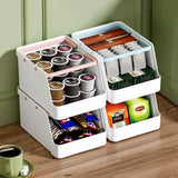 Gaeasapce  -  Office Desktop Coffee Capsule Tea Bag Snacks Stationery Storage Box Home Bedroom Skin Care Products Lipstick Sundries Box