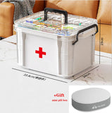 Gaeaspace  -  Transparent Household Portable Storage Box Desktop Clutter Storage Box Snacks Toys Storage Container Large Capacity Box