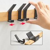 Gaeaspace  -  4/5/6/7/8 Movable Hooks Japanese Wall Door Hanger for Hanging Clothes Clothes Hat Keys Towels Coat Rack Holder Room Organization