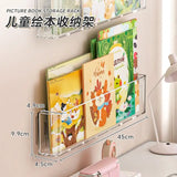 Gaeaspace  -  3Pcs/Set Acrylic Picture Book Display Rack Bedroom Wall Hanging Door Storybook Graffiti Magazine Organizer Children's Bookshelf