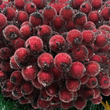 Gaeaspace  -  80/20Pcs Artificial Holly Berries Mini Simulation Cherry Stamen Berry Frosted Double Head Fake Berries For Christmas Party Decor