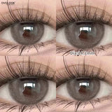 Gaeaspace  -  2PCS/Pair Free Delivery Colored Contact Lenses Myopia Prescription Lens Natural Pupils Anime Eye Color Lenses Blue Lens