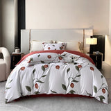 Gaeaspace  -  Print Duvet Cover Set Luxury Egyptian Cotton Bed Linens Queen Full Ru King Double Size Bedding Sets Sheet Pillowcase