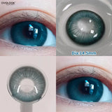 Gaeaspace  -  2PCS/Pair Free Delivery Colored Contact Lenses Myopia Prescription Lens Natural Pupils Anime Eye Color Lenses Blue Lens