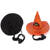 Gaeaspace  -  Pet Halloween Spider Web Witch Pet Hat Elastic Hair Band Pet Supplies Dog Cat Pumpkin Bat Hat Hair Happy Helloween Party