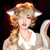 Gaeaspace  -  Cosplay Wig Gothic Style Wigs for Men or Women Trailing Long Curly Hair カーリーウィッグ Curls  Blonde Wig