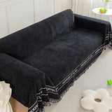 Gaeaspace  -  Sofa Cover Cloth, Sofa Towel, All-purpose, Simple Art, Double-Sided, Anti-Cat Scratching, Sofa Slipcover, Blankets Decor,Modern