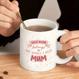 Gaeaspace  -  1pc 330ml Best Mum Mug Gifts for Mummy Grandma Ceramic Mugs Coffee Cups Desktop Decoration Summer and Winter Drinkware