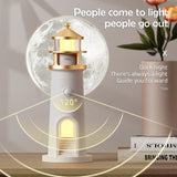 Gaeaspace  -  Moon Projection Lighthouse Night Lights Motion Sensor Dimmable Timing Ambient Night Lamp Bluetooth Music Christmas Birthday Gift