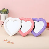 Gaeaspace  -  Web Celebrity Cosmetic Mirror Decorative Girl Heart Student Dormitory Mirror Portable Home Heart Shaped Makeup Mirror