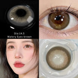 Gaeaspace  -  2PCs/Pair 10 Tone New Lenses Color Contact Lenses for Eyes Natural Colored Eye Lenses Beauty Eye Color Lens Yearly Use