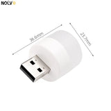 Gaeaspace  -  USB Plug Lamp Mini Night Light Computer Mobile Power Charging Small Book Lamps LED Eye Protection Square Reading Light