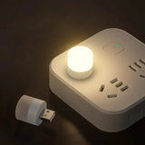 Gaeaspace  -  USB Plug Lamp Mini Night Light Computer Mobile Power Charging Small Book Lamps LED Eye Protection Square Reading Light