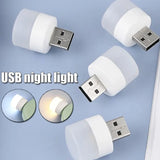 Gaeaspace  -  USB Plug Lamp Mini Night Light Computer Mobile Power Charging Small Book Lamps LED Eye Protection Square Reading Light