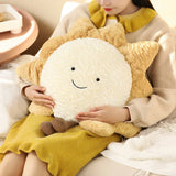 Gaeaspace  -  Smiling Sky Pillow Stuffed Sun Moon Star with Legs Kawaii Plush Decor Pillow Sofa Chair Office Cot Lumbar Support Plushie Gift