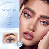 Gaeaspace  -  1Pair Color Contact Lenses Colored Contacts for Eyes Brown Colorful Eyes Lenses Yearly Cosmetic Makeup Eye Contact Lens