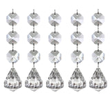 Gaeaspace  -  5PCS Acrylic Ornament DIY Home Decoration Party Decoration Supplies Christmas Tree Ornament Table Lamp Chandelier Pendant