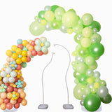 Gaeaspace  -  2.8M & 1.9M Free Bending Shape Balloon Column Deformable Balloon Stand Baby Showers Wedding Birthday Party Decorations