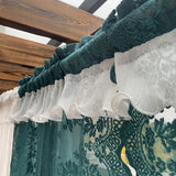 Gaeaspace  -  European style garden lace gauze curtain  curtains for bedroom  curtains for living room luxury Home decoration