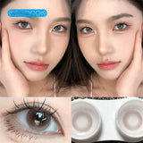 Gaeaspace  -   Bubbles Brown Colored Contact Lenses Soft For Eyes Small Beauty Pupil Myopia Prescription Degrees Yearly Natural New