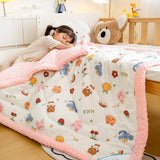 Gaeaspace  -  Baby Quilts Korean Baby Quilt Cotton Padded Spring Autumn and Winter Quilt Core Kindergarten Quilt Baby Boy Girl Quilt 120x150cm