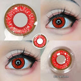 Gaeaspace  -  2PCS/1Pair Halloween COSPALY Series Colorful Lenses for Eyes Colored Cosmetic Contact Lenses Crazy Lens for Yearly Use