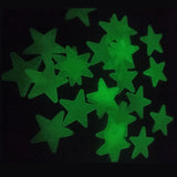 Gaeaspace  -  PVC Stars Glow Stickers Luminous In Dark Night Fluorescent Wall Art Decals For Kids Room Ceiling Home Festival Party Decoration