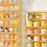 Gaeaspace  -  Wall-Mounted New Pop Bean Storage Box Mini Dolls Cute Anime Figure Kawaii Desktop Ornaments Display Rack Blind Box Display Case