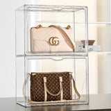 Gaeaspace  - Acrylic Handbag Storage Cabinet Dustproof Bag Storage Box Transparent Storage Organizer for Boots Shoes Dolls Stackable Box