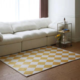 Gaeaspace  -  Japanese Style Carpets for Living Room Checkerboard Bedroom Decor Plush Rug Fluffy Soft Cloakroom Carpet Home Washable Floor Mat