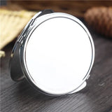 Gaeaspace  -  Mini Makeup Mirror Portable Pocket Round Square Heart Makeup Mirror Double-Sided Folding Cosmetic Mirror Female Gifts