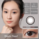 Gaeaspace -  2pcs Colored Contacts for Eyes Color Contact Lenses Brown Colorful Eyes Lenses Yearly Cosmetic Makeup Eye Contacts Lens