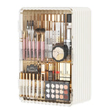 Gaeaspace  -  Dustproof Cosmetics Storage Box Desktop Large Capacity Skincare Products Makeup Organizer Household Light Luxury Dresser Shelf