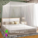 Gaeaspace  -  Mosquito Net For Single To King Size Bed, Bedroom Decoration, Suitable For Bedroom And Garden, Hanging Canopy for Outdoor Campin