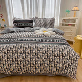 Gaeaspace  -  Bedding Set with Flowers, 100% Cotton, Skin Friendly, Breathable, Duvet Cover, 2Pcs Pillowcase,No Bed Sheet