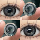 Gaeaspace  -  2pcs Korea Natural Colored Contacts Lenses Prescription Myopia Lenses Beautful Pupils Student Colored Cosmetics New