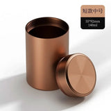 Gaeaspace  -  Titanium Aluminum Alloy Tea Can Travel Portable Sealed Jar Metal Mini Storage Box Nut Candy Jar Food Storage Container Art Decor