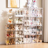 Gaeaspace  - Acrylic Transparent Cotton Doll Storage Box Plush Toy Display Box Children's Toy Storage Organizer Action Figures Showcase