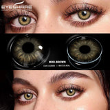 Gaeaspace  -  1 Pair Colored Contact Lenses Natural Look Fast Delivery Brown Eye Lenses Gray Contact Green Eye Lenses Blue Lenses