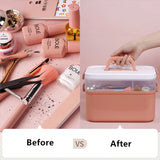 Gaeaspace  -  Ins Nail Art Storage Box Plastic Cosmetic Jewelry Organizer Gel Polish Storage Case Manicure Accessories Tools Container