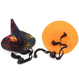 Gaeaspace  -  Pet Halloween Spider Web Witch Pet Hat Elastic Hair Band Pet Supplies Dog Cat Pumpkin Bat Hat Hair Happy Helloween Party