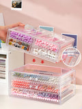 Gaeasapce  -  Organizer Cosmetic Storage Box Lipstick Holder Jewelry Organizer Pen Holder Stationery Storage Box Drawer Transparent Acrylic