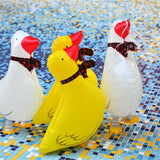 Gaeaspace  -  5Pcs Cute Duck Walking Balloons Farm Animal Foil Baloons Baby Farm Party Walking Ballon For Kids Boy Birthday Party Favor