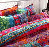 Gaeaspace  -  Bohemian Ethnic Style Duvet  Cover Set Pillowcases No Filling Soft Touch US EU Size Full Queen Bedding Kit Ins Boho Home Textile