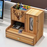 Gaeaspace  - Creative Desktop Drawer Office Sundries Pen Storage Box Home Dresser Paper Towels Cosmetics Storage Box Multifunctional Shelf