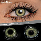 Gaeaspace  -  1Pair Colored Contact Lenses for Eyes Natural Eye Color Lenses Brown Eye Lenses Blue Contacts Yearly Green Contact Lens